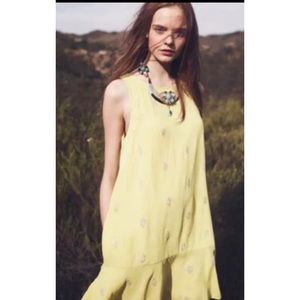 Anthropologie Ponderosa Painted Shift Yell…